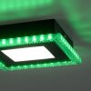 Leuchten Direkt ACRI Taklampa LED Svart, 2-ljuskällor, Fjärrkontroll