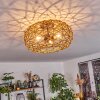 Mulstrand Taklampa Naturfärger, Svart, 3-ljuskällor