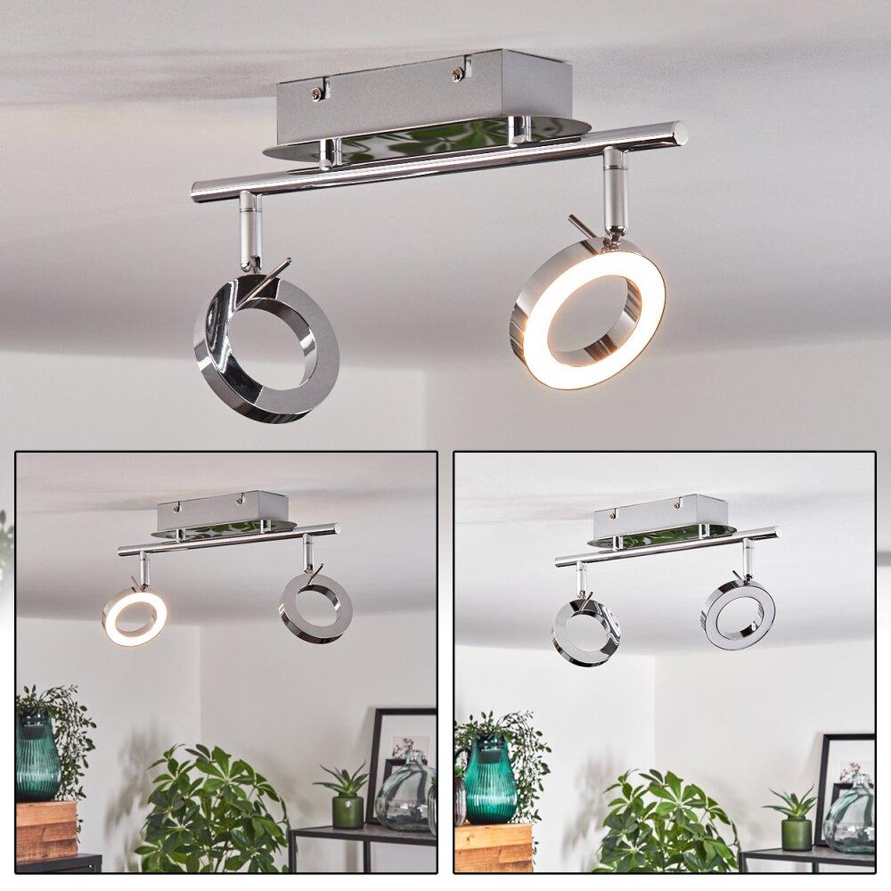 Altamahaw Taklampa, Takstrålkastare LED Silver, 2-ljuskällor main product photo