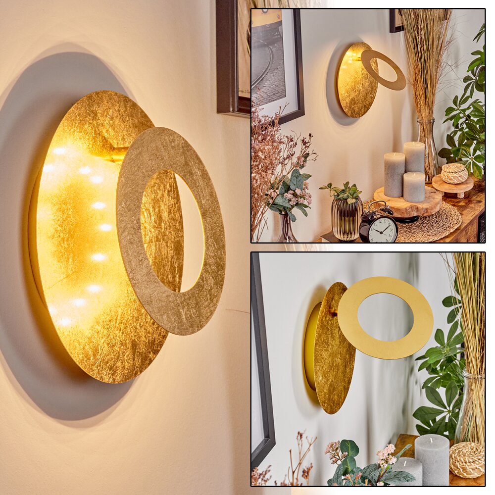 Sunrise Vägglampa LED Guld, 1-ljuskällor main product photo