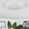 Melres Taklampa LED Vit, 1-ljuskällor, Fjärrkontroll