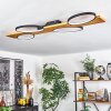 Chancani Taklampa LED Naturfärger, Svart, 1-ljuskällor
