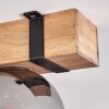 Montgomery Taklampa 15 cm Naturfärger, Svart, 2-ljuskällor