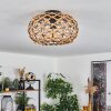 Mulstrand Taklampa Naturfärger, Svart, 1-ljuskällor