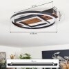 Taboneira Taklampa LED Svart, 1-ljuskällor