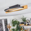 Carcano Taklampa LED Naturfärger, Svart, 1-ljuskällor