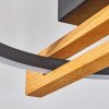 Carcano Taklampa LED Naturfärger, Svart, 1-ljuskällor