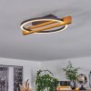Carcano Taklampa LED Naturfärger, Svart, 1-ljuskällor