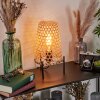 Bauro Bordslampa 16 cm Naturfärger, Svart, 1-ljuskällor