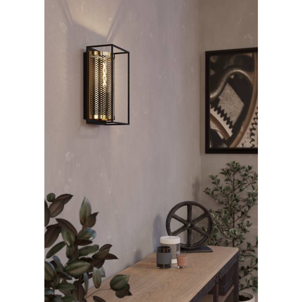 Eglo NOHALES Vägglampa Svart, 1-ljuskällor main product photo