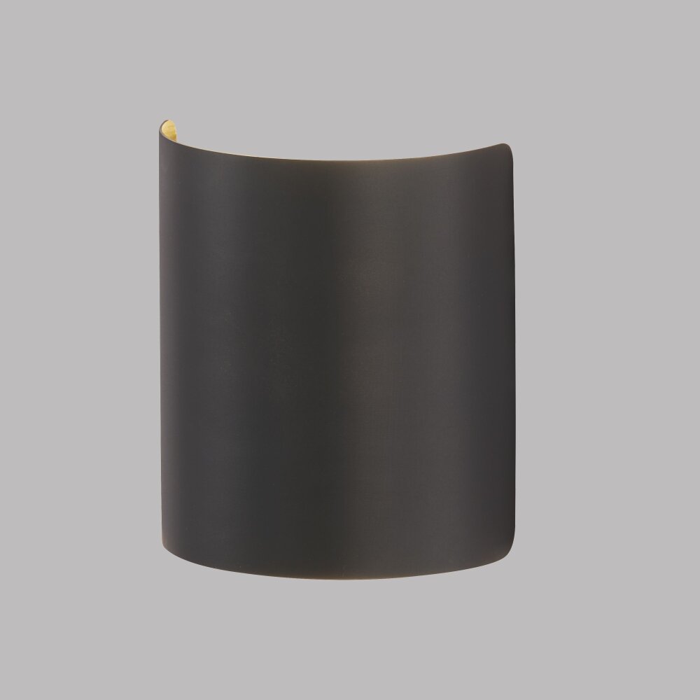 Honsel Lampor Halv Vägglampa LED Svart, 2-ljuskällor main product photo
