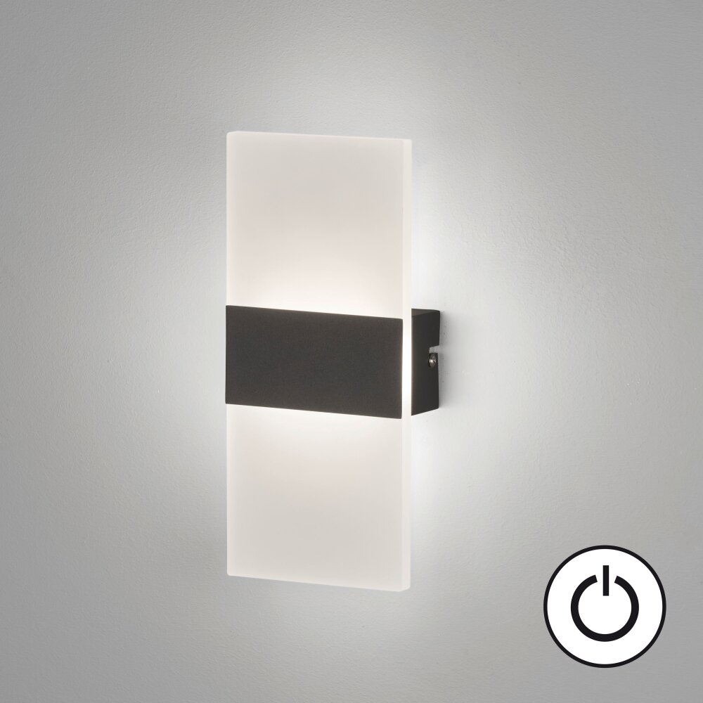 Honsel Lampor Foder Vägglampa LED Svart, 1-ljuskällor main product photo