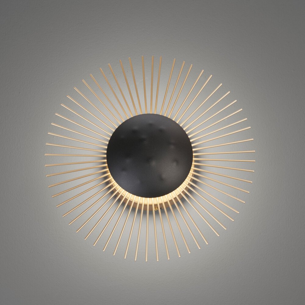 Honsel Lampor Varras Vägglampa LED Svart, 1-ljuskällor main product photo