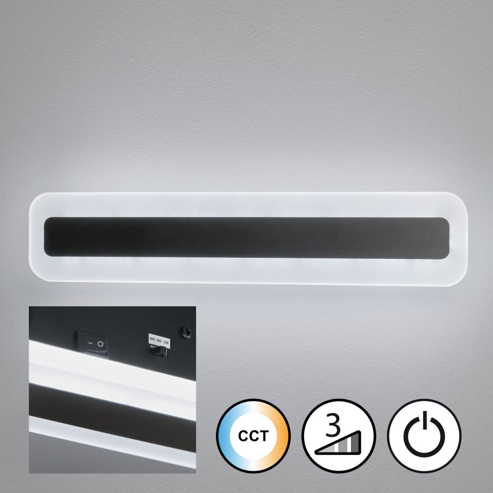 Honsel Lampor Streep Vägglampa LED Svart, 1-ljuskällor main product photo