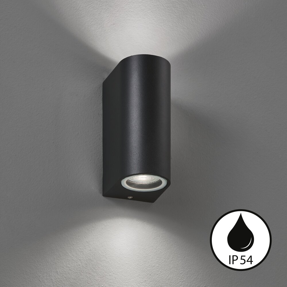 Honsel Lampor Marlon Vägglampa LED Svart, 2-ljuskällor main product photo