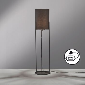 Honsel Lampor Spenzer Golvlampa Svart, 1-ljuskällor Honsel Lampor Spenzer Golvlampa Svart, 1-ljuskällor