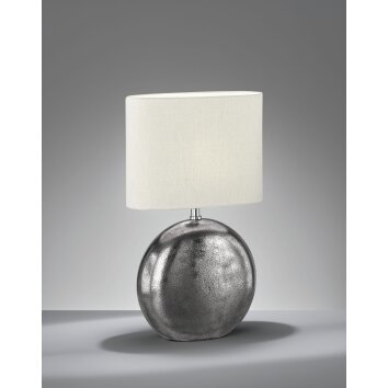 Honsel Lampor Chambery Bordslampa Nickel matt, 1-ljuskällor Honsel Lampor Chambery Bordslampa Nickel matt, 1-ljuskällor