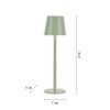 Leuchten Direkt EURIA Bordslampa LED Grön, 1-ljuskällor