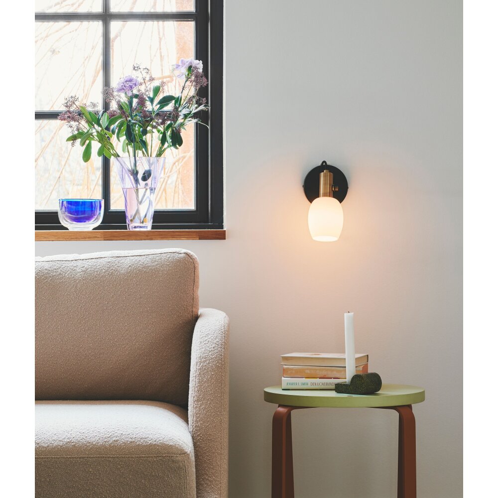 Nordlux ARILD Vägglampa Svart, 1-ljuskällor main product photo