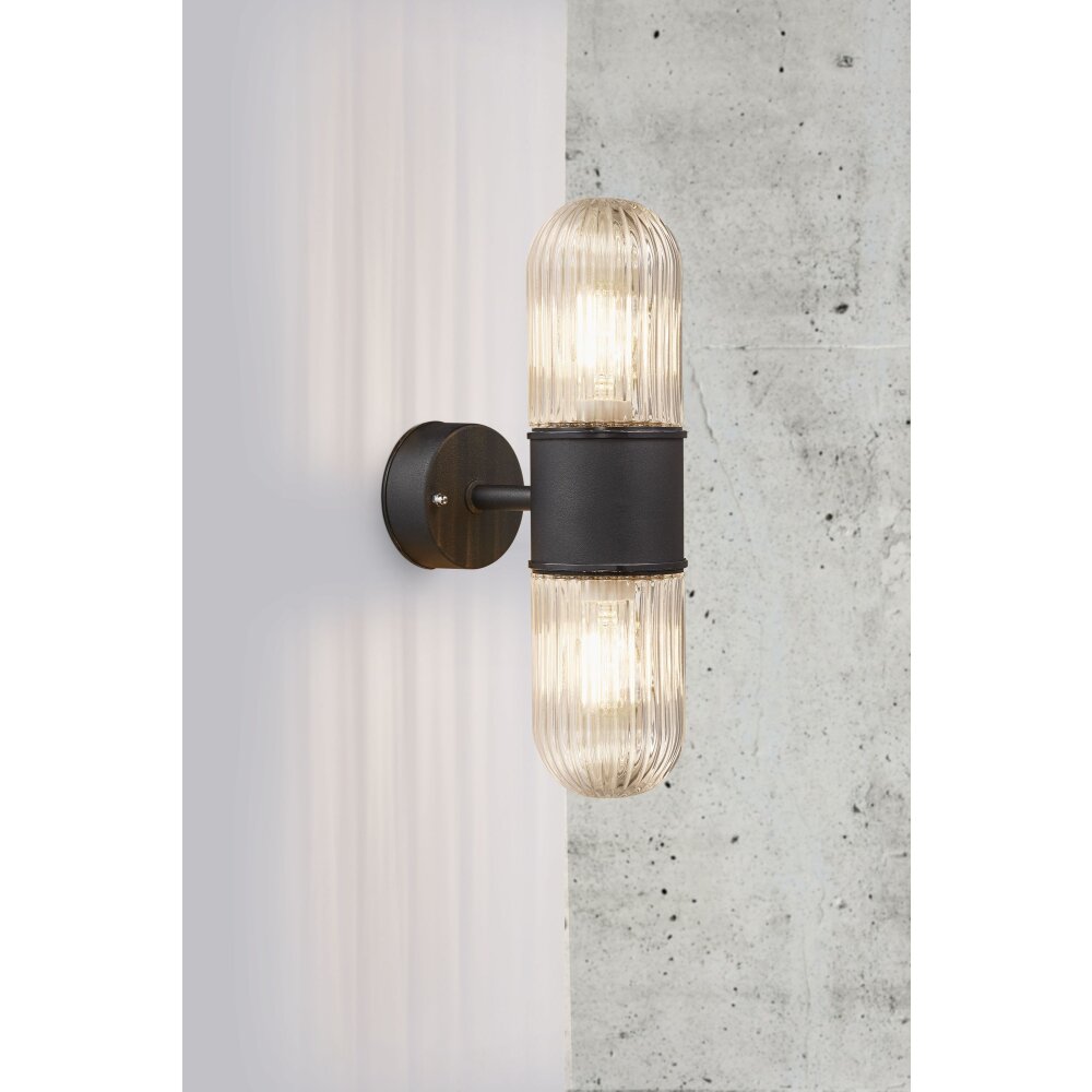Nordlux KONYO vägglampa utomhus Svart, 2-ljuskällor main product photo