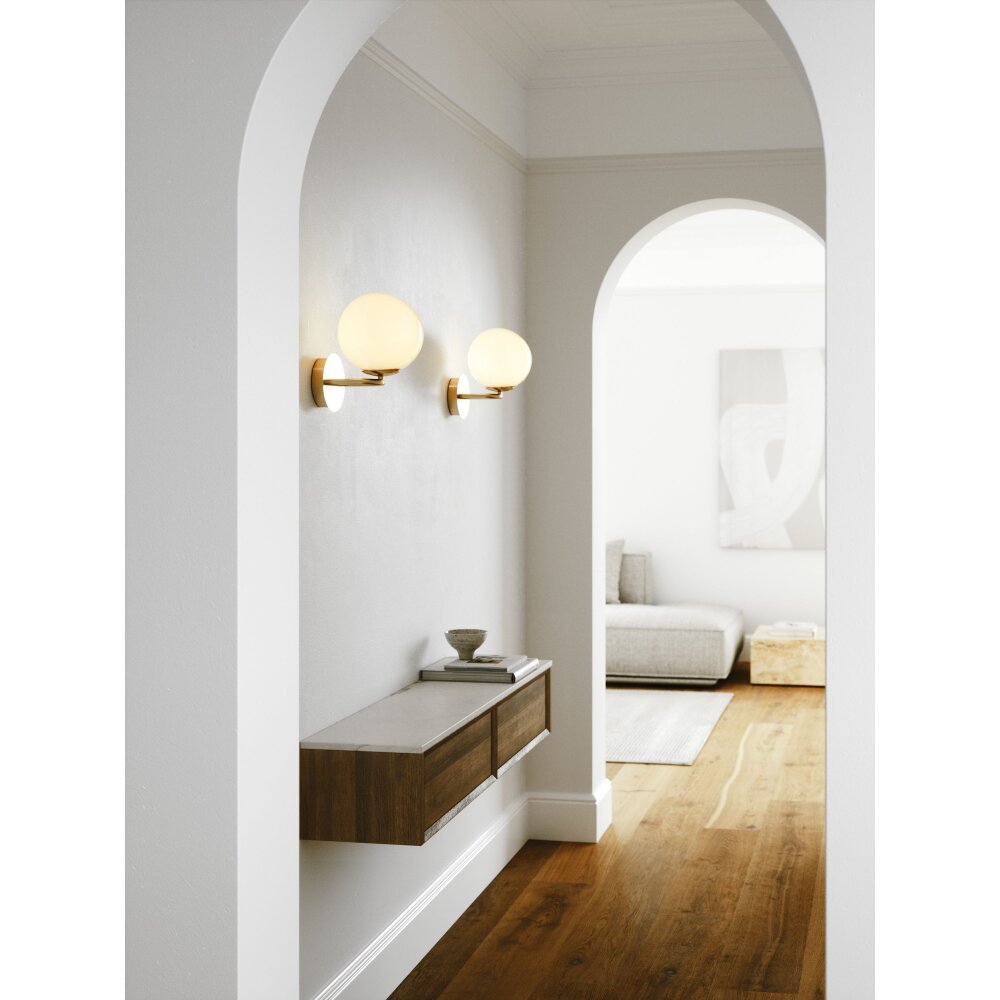 Design For The People by Nordlux SHAPES Vägglampa Mässing, 1-ljuskällor main product photo