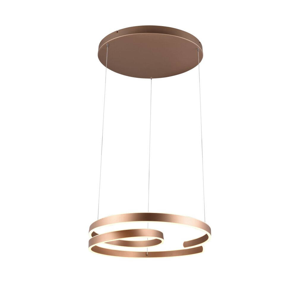 Trio Lampor Marnie Pendelbelysning LED Brun, 1-ljuskällor main product photo