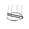 Trio Lampor Thompson Pendelbelysning LED Borstad aluminium, 1-ljuskällor, Fjärrkontroll, Färgväxlare