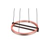 Trio Lampor Thompson Pendelbelysning LED Borstad aluminium, 1-ljuskällor, Fjärrkontroll, Färgväxlare