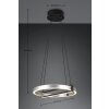 Trio Lampor Thompson Pendelbelysning LED Borstad aluminium, 1-ljuskällor, Fjärrkontroll, Färgväxlare