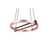 Trio Lampor Thompson Pendelbelysning LED Borstad aluminium, 1-ljuskällor, Fjärrkontroll, Färgväxlare