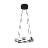 Trio Lampor Thompson Pendelbelysning LED Borstad aluminium, 1-ljuskällor, Fjärrkontroll, Färgväxlare