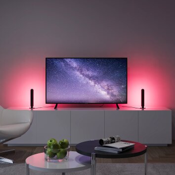 Reality GAME Bordslampa LED Svart, 2-ljuskällor, Fjärrkontroll Reality GAME Bordslampa LED Svart, 2-ljuskällor, Fjärrkontroll