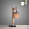 Leuchten Direkt TRIBU Bordslampa Naturfärger, Svart, 1-ljuskällor