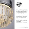 Paul Neuhaus KRISTA Taklampa LED Krom, 1-ljuskällor