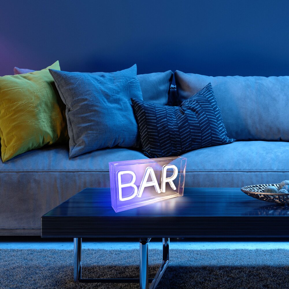 Leuchten Direkt NEON-BAR dekorativ belysning LED Genomskinlig, klar, 1-ljuskällor main product photo