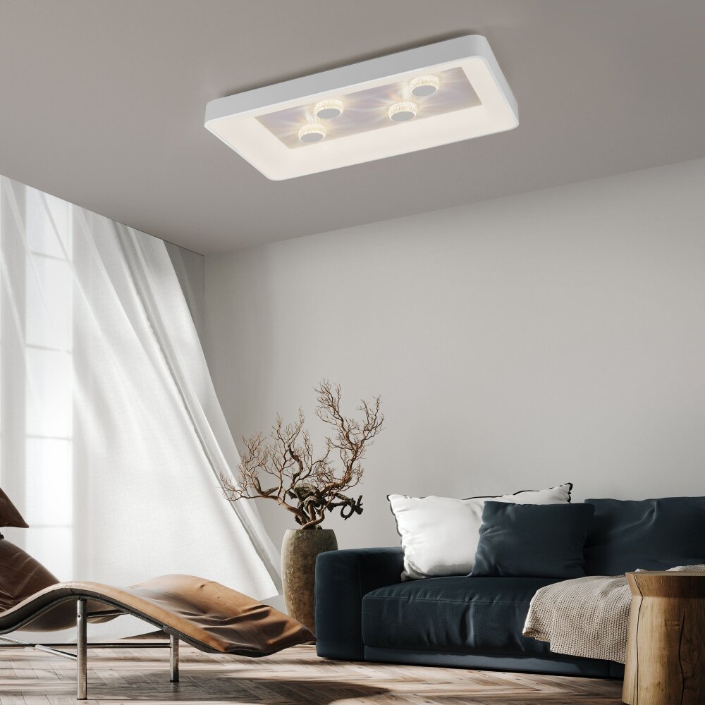 Leuchten Direkt VERTIGO Taklampa LED Vit, 1-ljuskällor, Fjärrkontroll main product photo