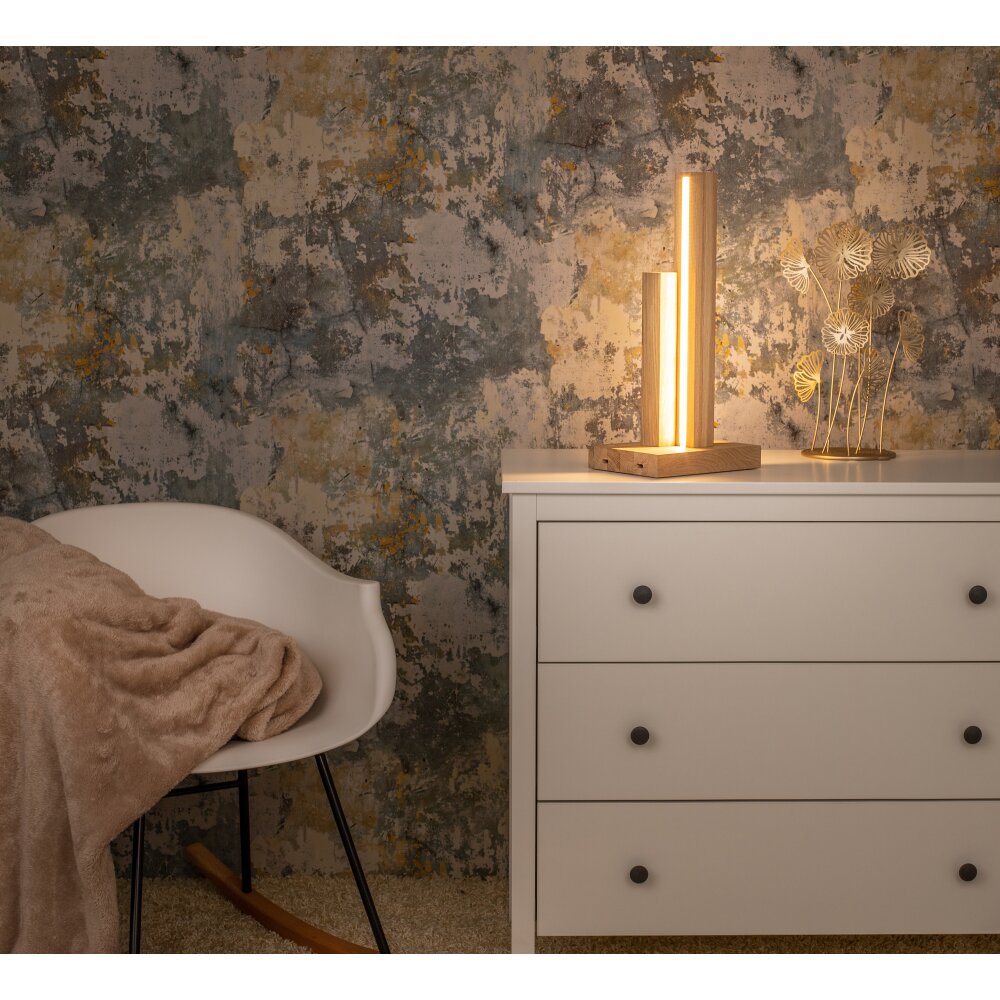 Tejedor Bordslampa LED Krom, Naturfärger, 2-ljuskällor main product photo