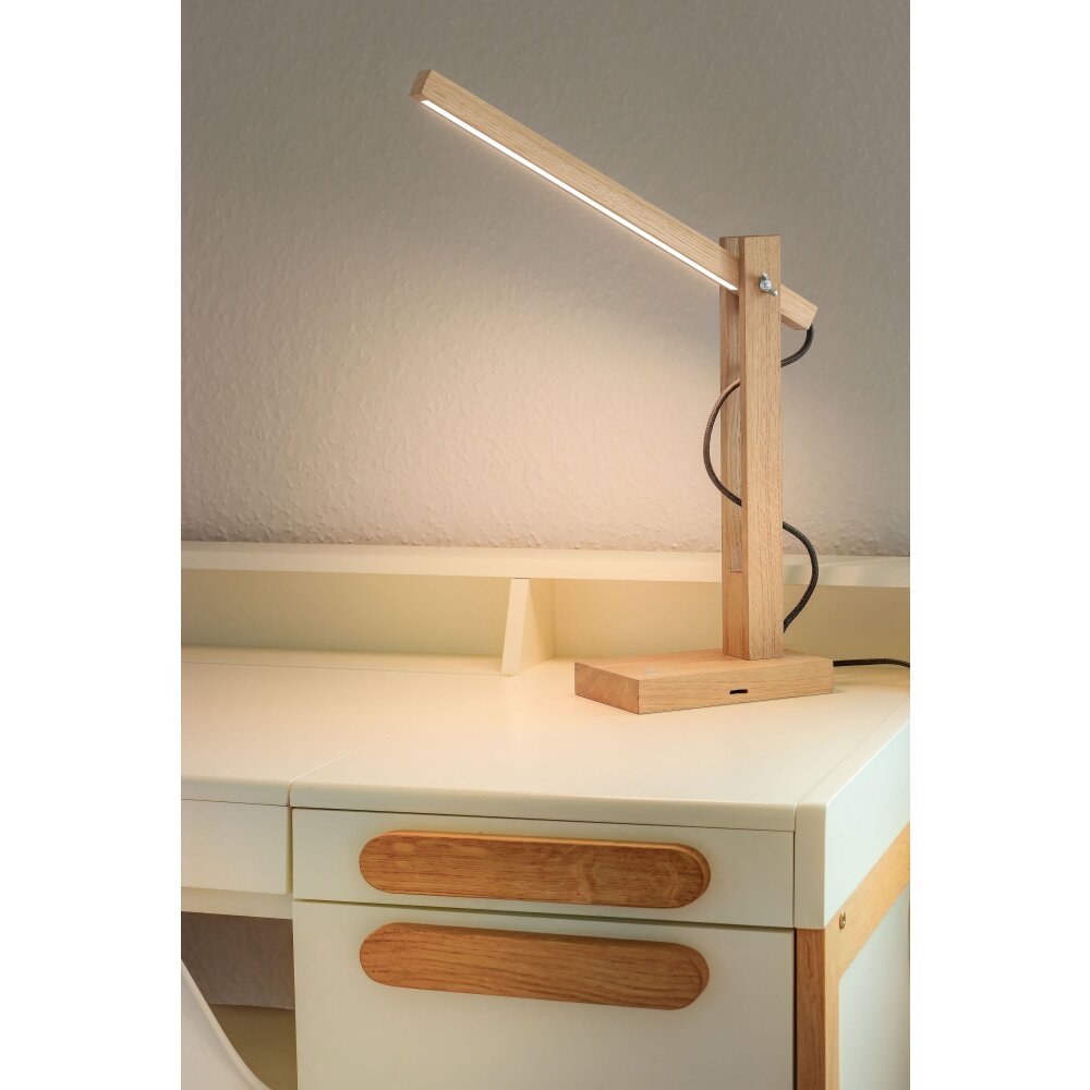 Anga Bordslampa LED Krom, Naturfärger, 1-ljuskällor main product photo
