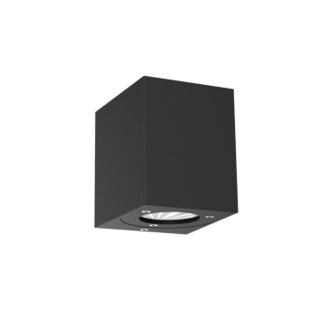 Nordlux KUBI Vägglampa LED Svart, 2-ljuskällor Nordlux KUBI Vägglampa LED Svart, 2-ljuskällor