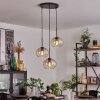 Apedo Pendellampa Amber, Klart, 3-ljuskällor