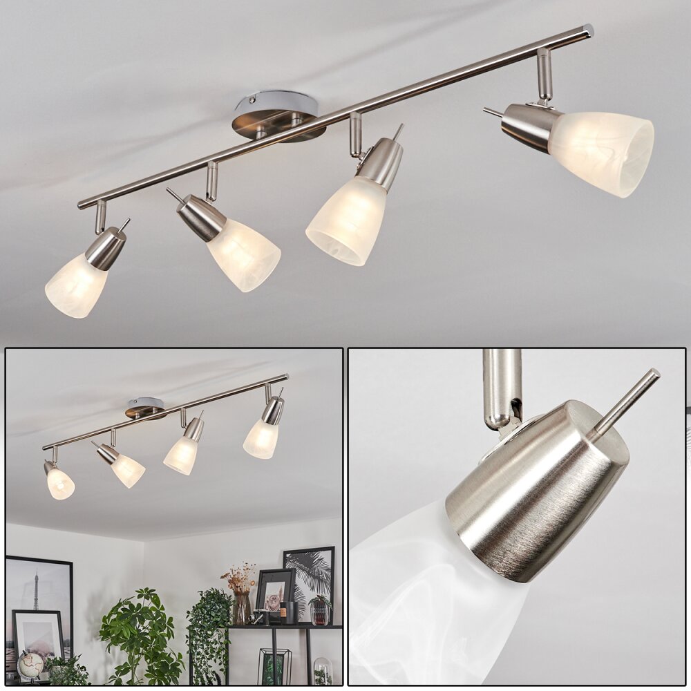 Lejsta Taklampa Nickel matt, 4-ljuskällor main product photo