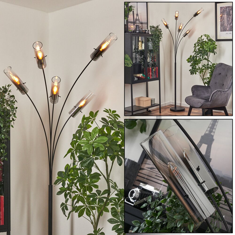 Caimitte Golvlampa Svart, 5-ljuskällor main product photo