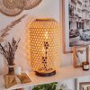 Bauro Bordslampa 30 cm Naturfärger, Svart, 2-ljuskällor