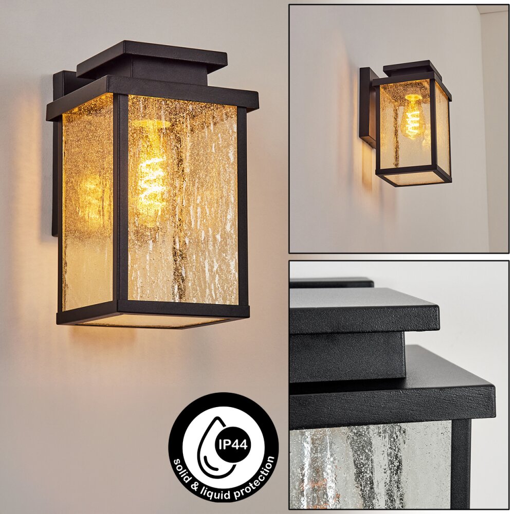 Tieva vägglampa utomhus Svart, 1-ljuskällor main product photo