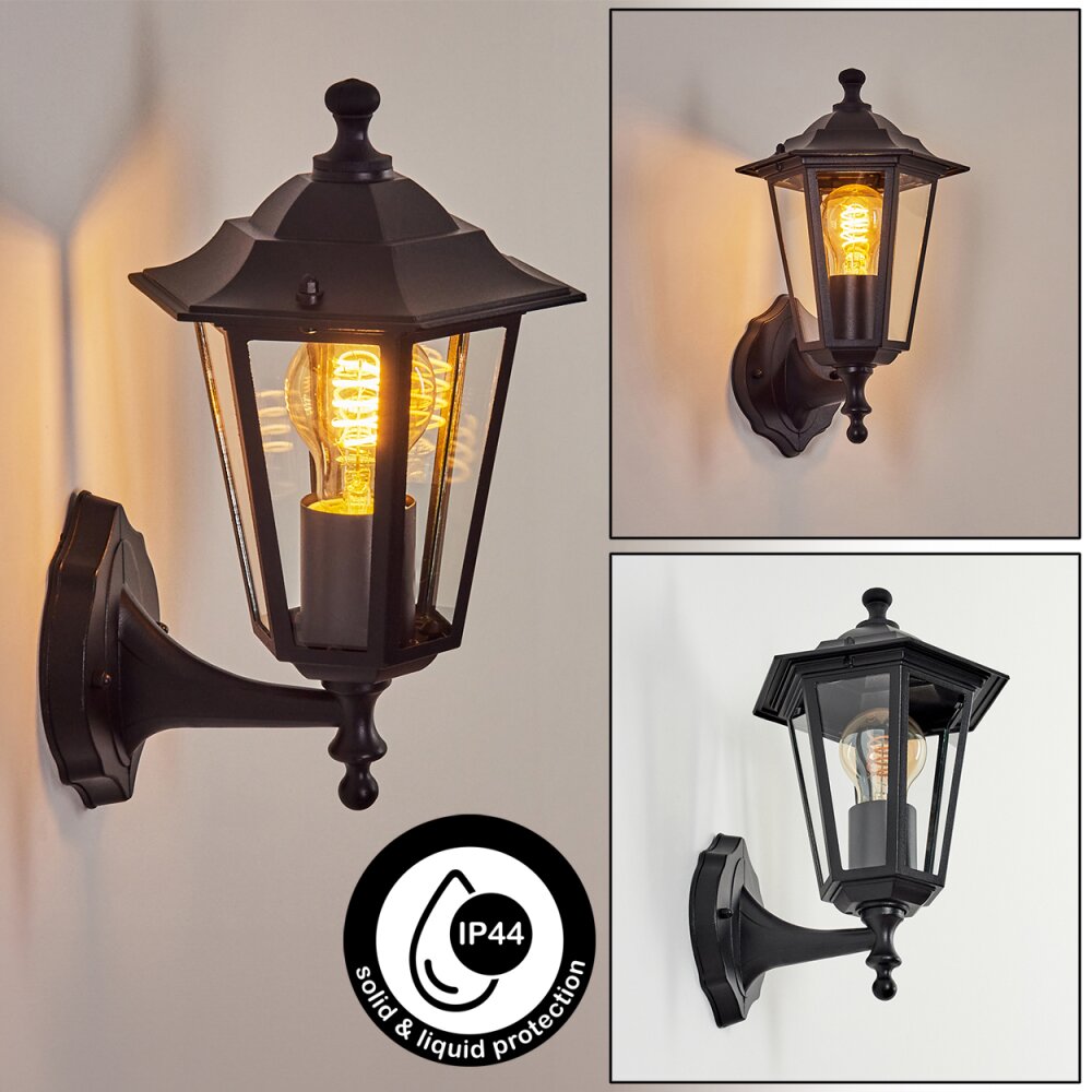 Loria vägglampa utomhus Svart, 1-ljuskällor main product photo