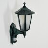 Loria vägglampa utomhus Grön, Svart, 1-ljuskällor, Rörelsedetektor