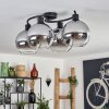 Koyoto Taklampa 20 cm Klart, Rökfärger, 4-ljuskällor