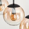 Gastor Pendellampa 15 cm Amber, Klart, 5-ljuskällor