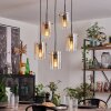 Parane Pendellampa Amber, Klart, 5-ljuskällor