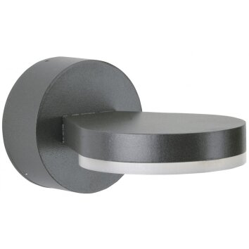 Albert Lampor 230 Utomhusbelysning, vägglampa utomhus LED Antracit, 1-ljuskällor